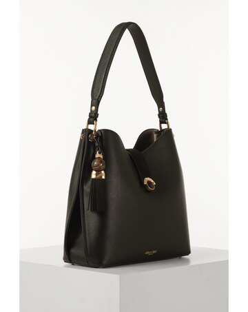 Luella Grey  Andrea Black Hobo Tote