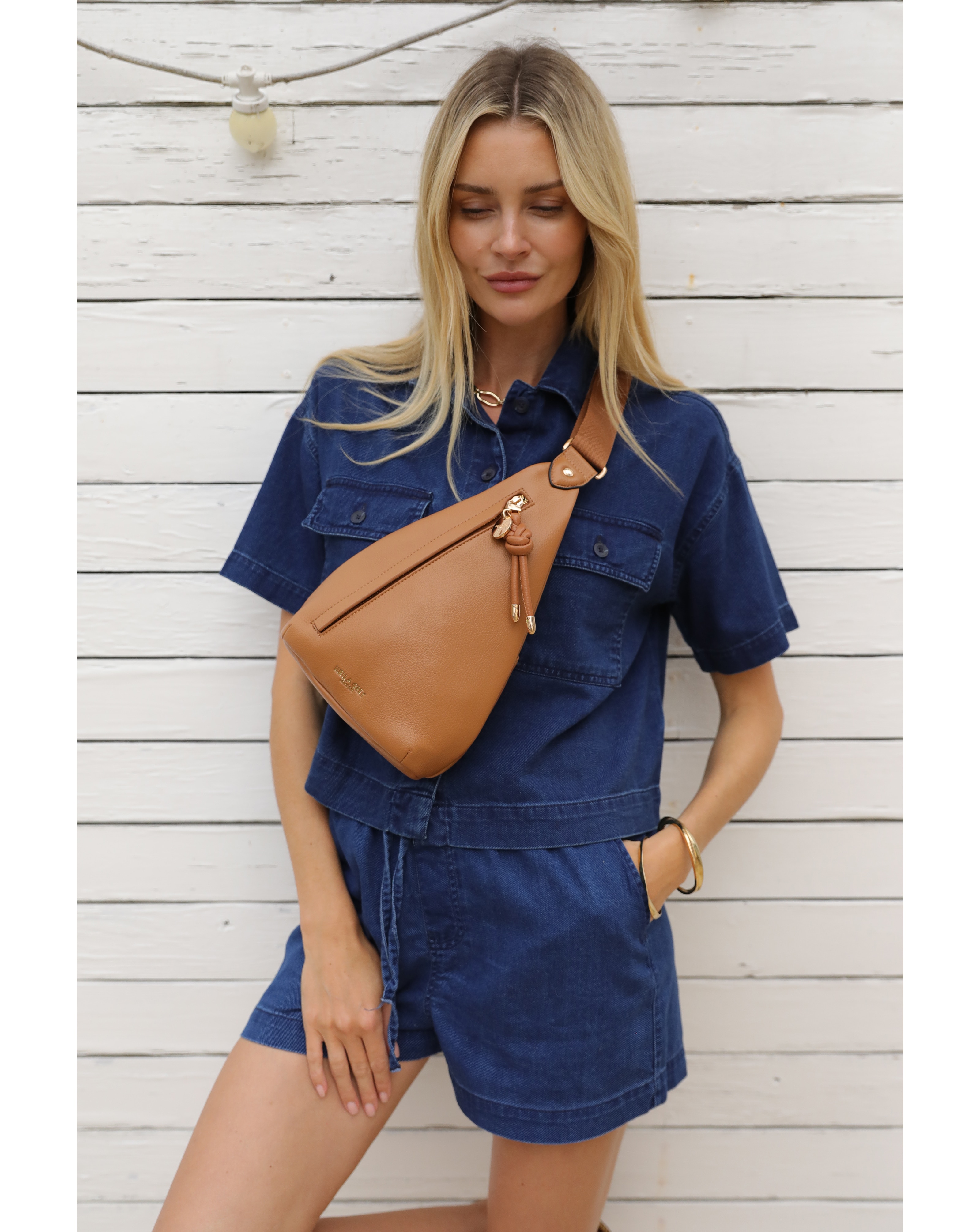 New In - Luella Grey Darla Camel Crossbody