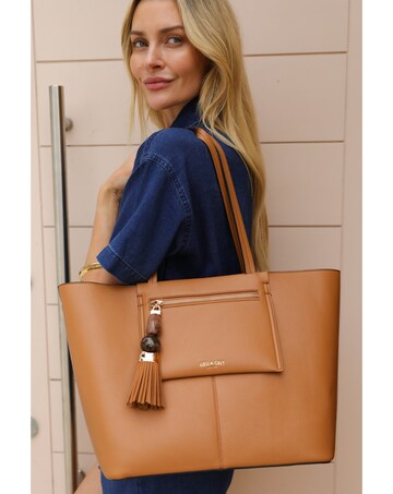 Luella Grey Cindy Camel Casual Tote