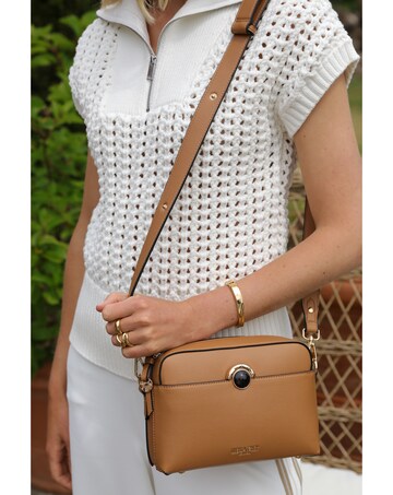 Luella Grey  Sian Camel Camera Crossbody