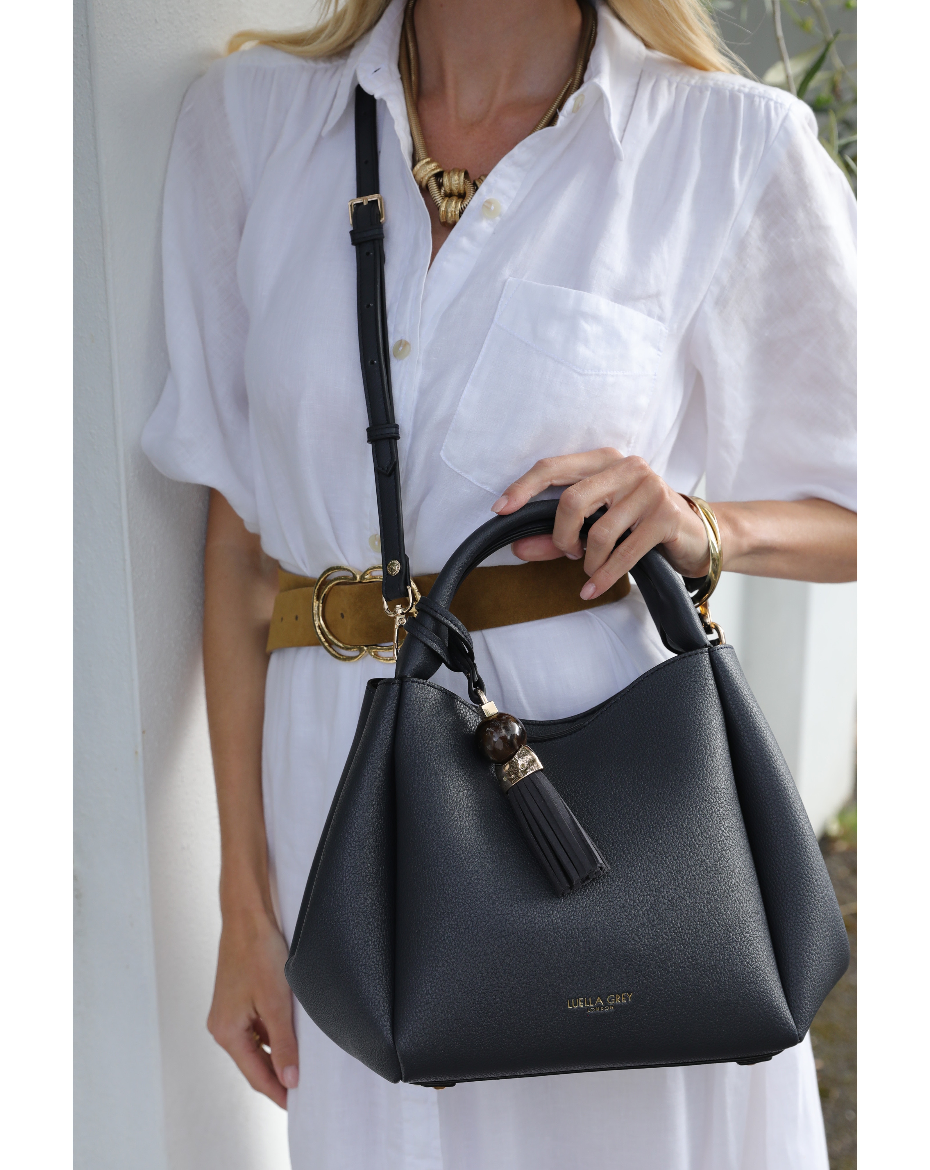 New In - Luella Grey Adele Navy Crossbody