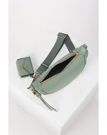 Luella Grey Lolly Green Sling Bag