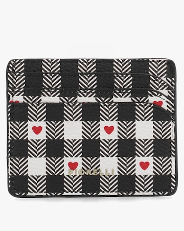 Fiorelli Marnie Gingham Heart Card Case Box Set