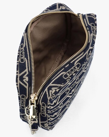 Emporio Armani Canvas Jacquard Navy Denim Camera Bag