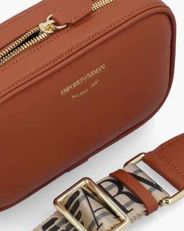 Emporio Armani Piped Tan Camera Bag