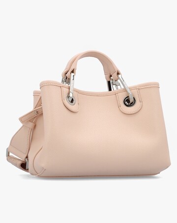 Emporio Armani X Small Apricot Moka Cross-Body Shopper Bag