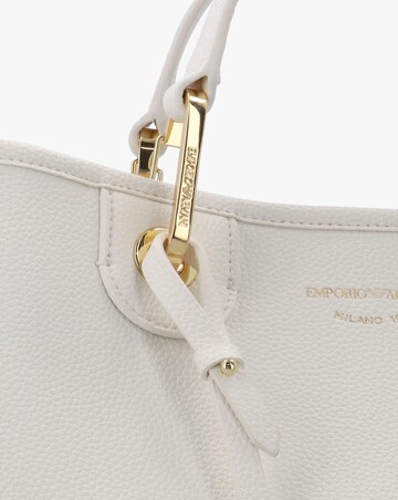 Emporio Armani Myea White Shopper Bag With Pouch
