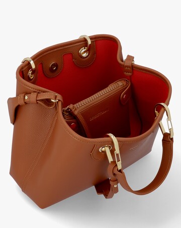 Emporio Armani Myea Tan Shopper Bag With Pouch