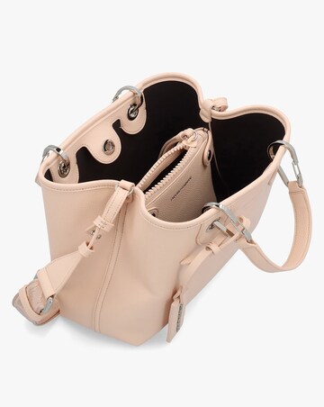Emporio Armani Myea Apricot Moka Shopper Bag With Pouch