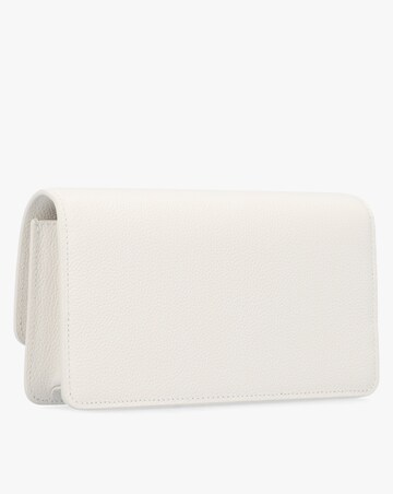 Emporio Armani Mini Latte Tumbled Leather Cross-Body Bag