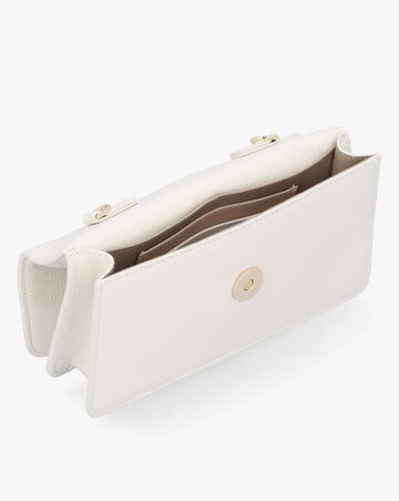 Emporio Armani Mini Latte Tumbled Leather Cross-Body Bag