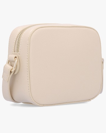 Valentino Bags Divina Beige Pebbled Camera Bag