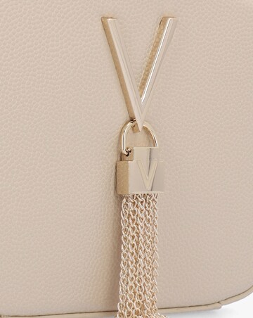 Valentino Bags Divina Beige Pebbled Camera Bag