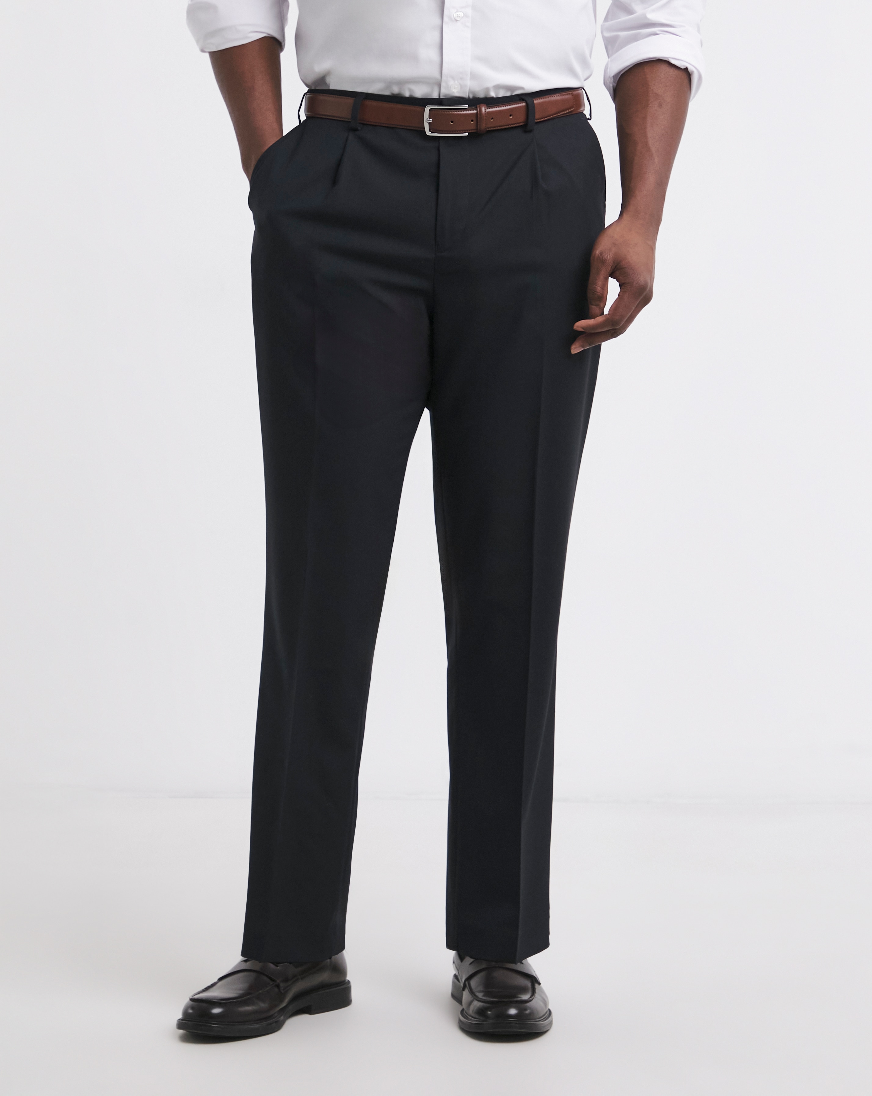 Regular Fit Pleat Formal Trouser