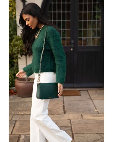 Luella Grey Margarita Forest Green Crossbody