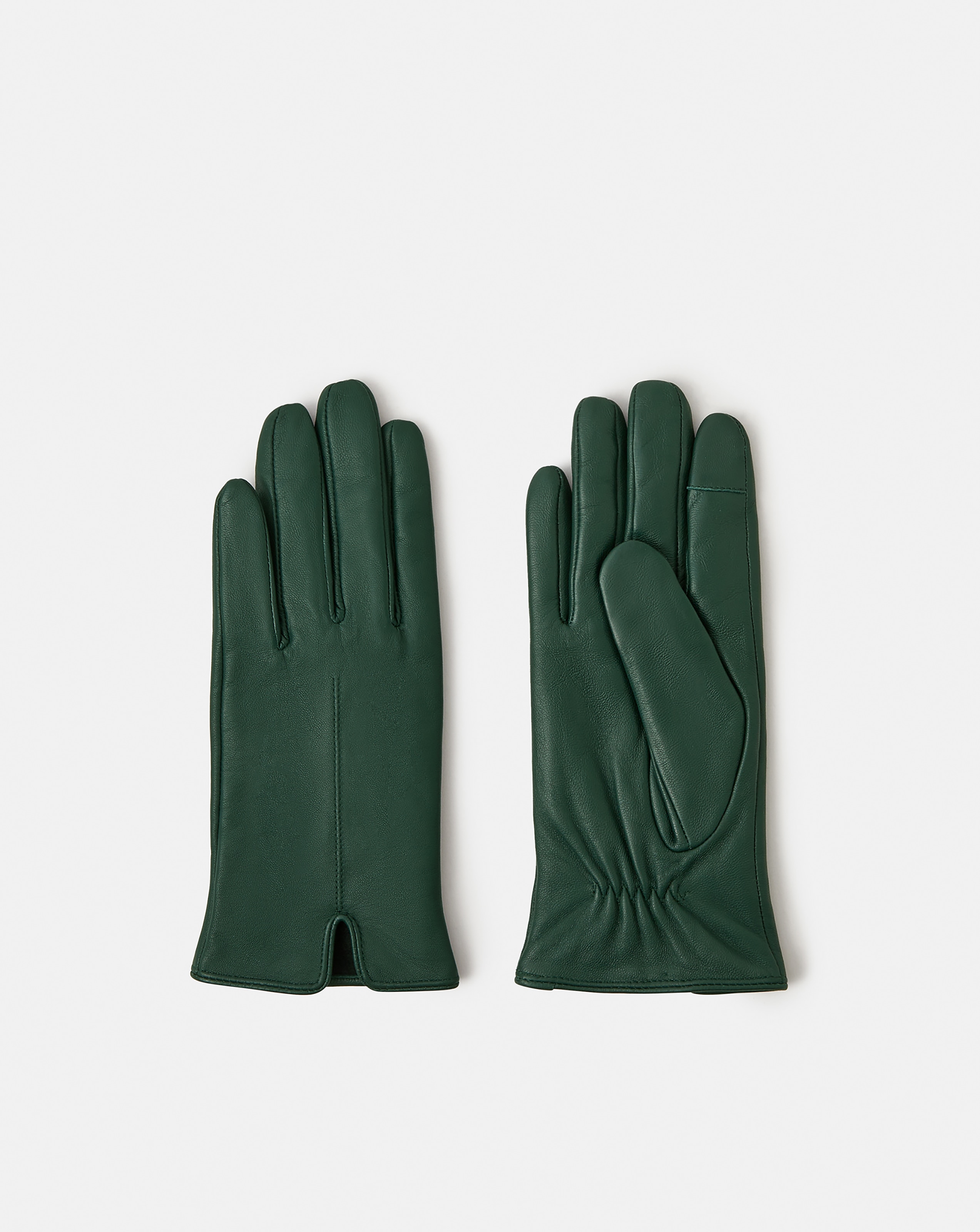 Accessorize Lined Leather Gloves