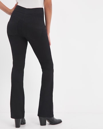 Simply Be Sculpt & Define Black Bootcut Jeggings