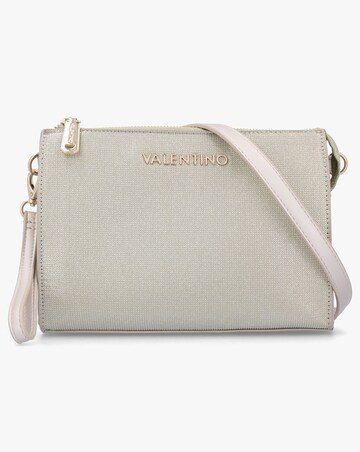 Valentino Bags Chiaia Gold Glitter Pochette Bag