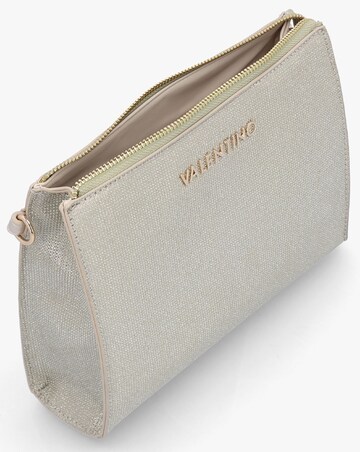 Valentino Bags Chiaia Gold Glitter Pochette Bag