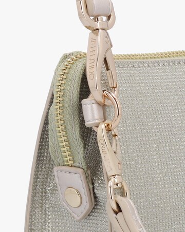 Valentino Bags Chiaia Gold Glitter Pochette Bag