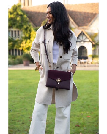 Luella Grey Peta Plum Crossbody