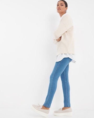 Sculpt & Define Mid Blue Slim Leg Jeggings