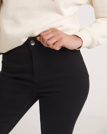 Simply Be Lexi Black High Waist Super Soft Slim Leg Jeans