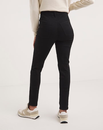 Simply Be Lexi Black High Waist Super Soft Slim Leg Jeans