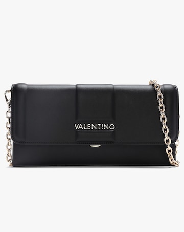 Valentino Bags Brass Black Debossed Cross-Body Bag