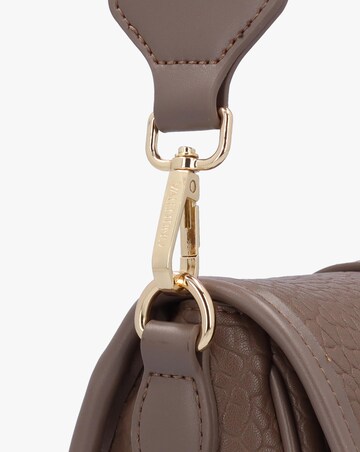 Valentino Bags Zeno Taupe Tumbled Cross-Body Bag