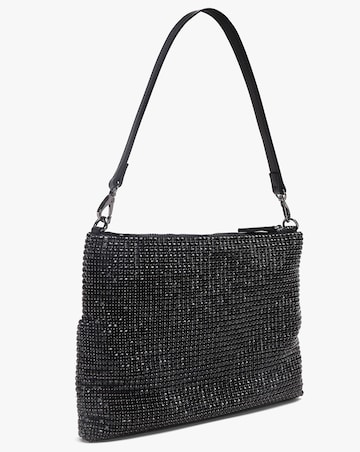 Valentino Bags Nabilah Black Jewel Pouch Bag