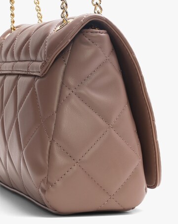 Valentino Bags Ocarina Quilted Taupe Satchel Bag