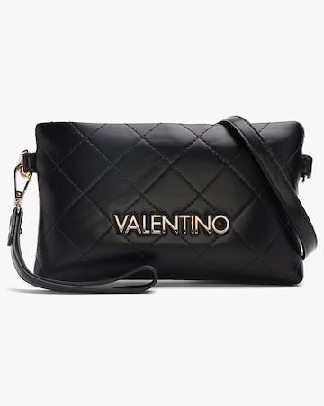 Valentino Bags Nurd Quilted Black Pouch Bag