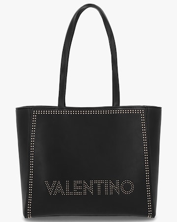 Valentino Bags Shine Black Shopper Bag