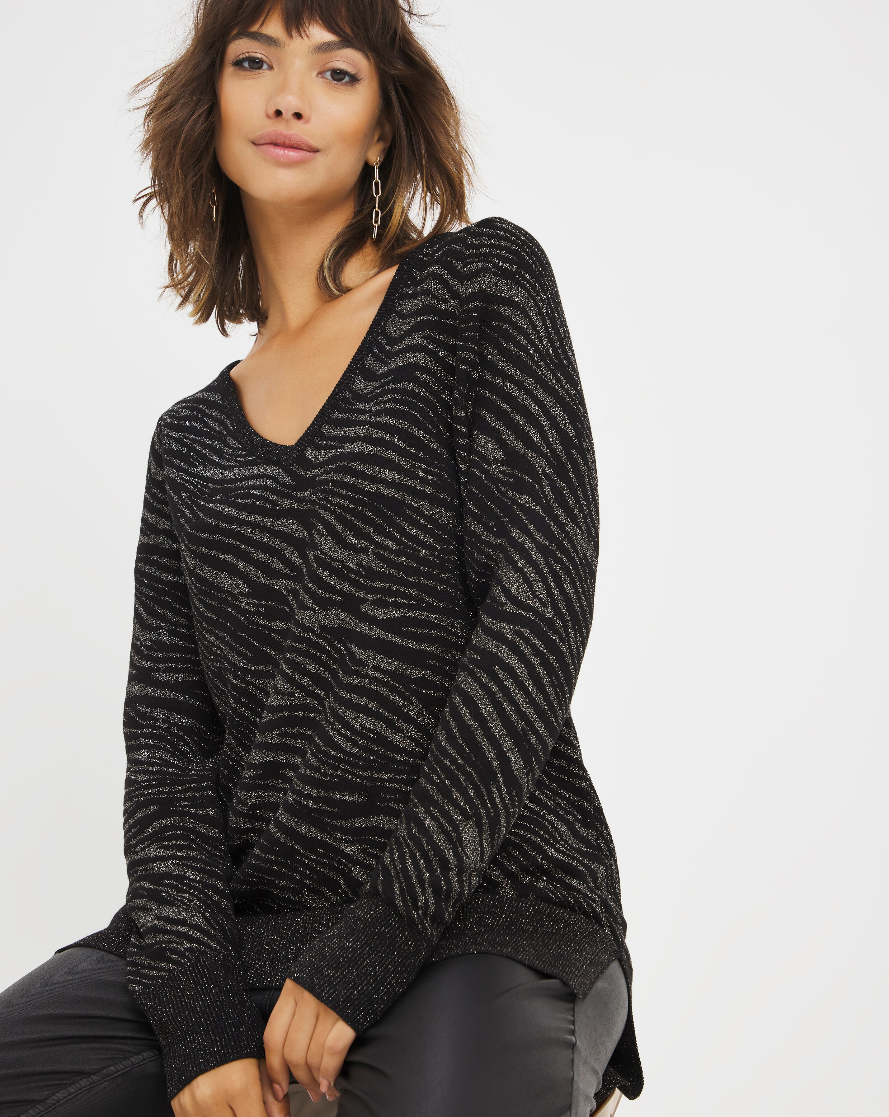 metallic jumper