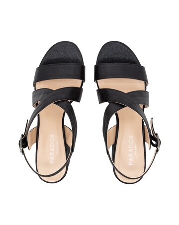 Paradox London Ida Block Heel Sandals
