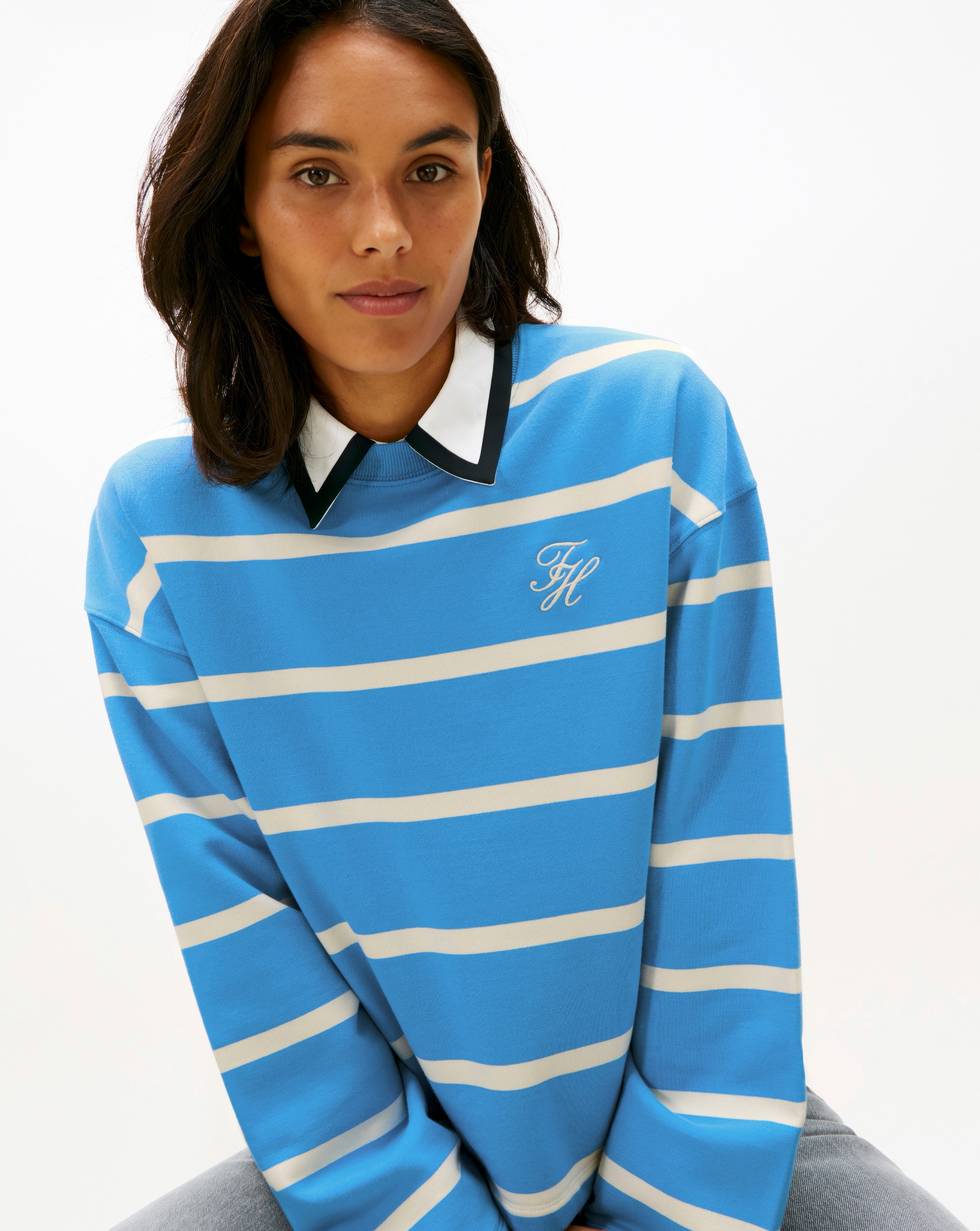 New In - Tommy Hilfiger Script Terry Sweatshirt