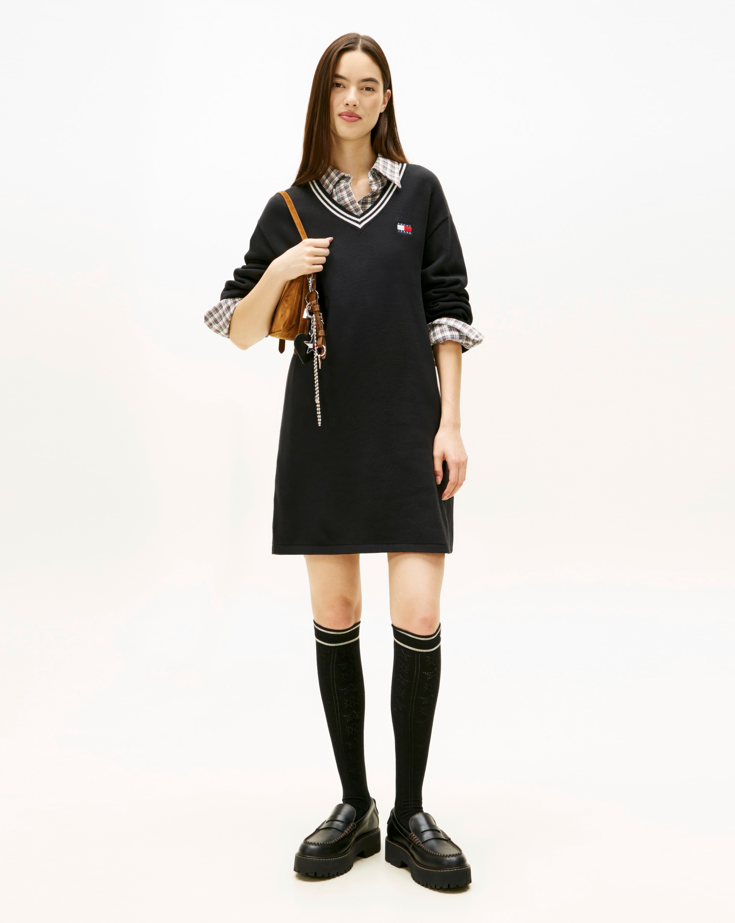 New In - Tommy Jeans Badge Sweater Dress