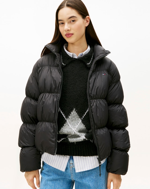 Tommy Jeans Rouched Puffer Down Jacket
