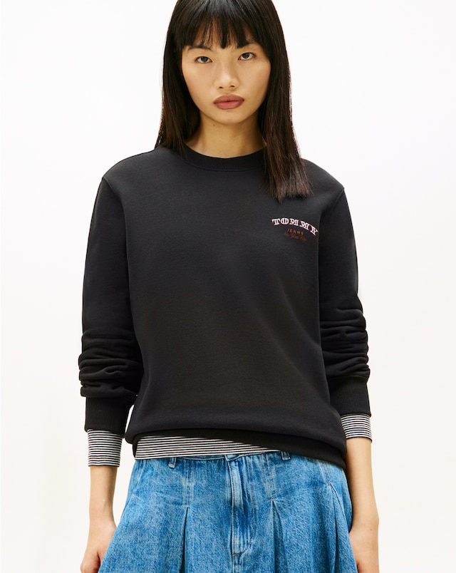Tommy Jeans Dollar Stacks Crew Sweatshirt