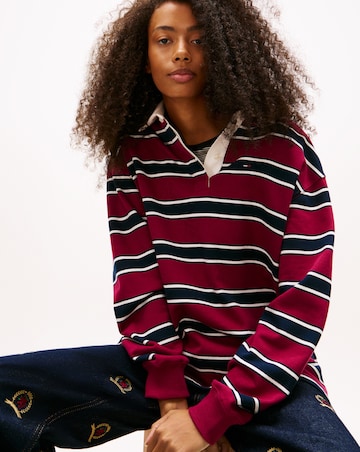 Tommy Jeans Relaxed Fit Stripe Rugby