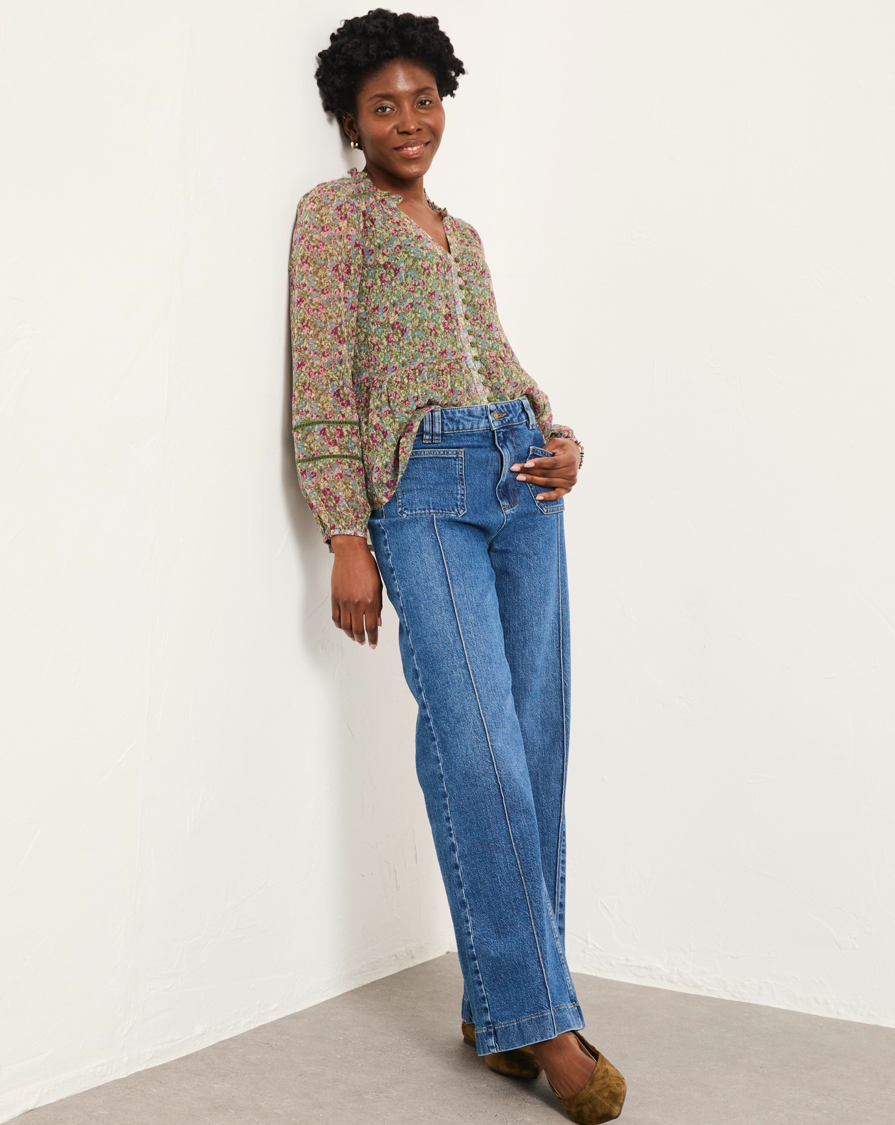 New In - FatFace Flare Jean