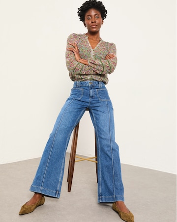 FatFace Patch Pocket Flare Jean