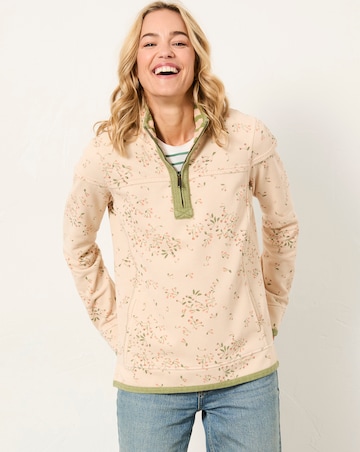 FatFace Airlie Printed Half Zip Swear