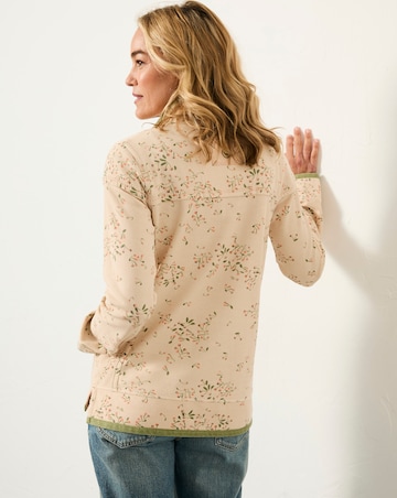 FatFace Airlie Printed Half Zip Swear