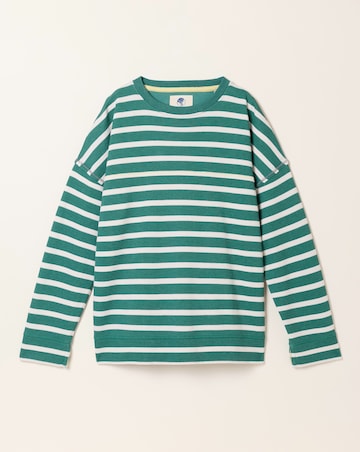 FatFace Airlie Breton Stipe Crew Sweat