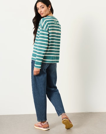 FatFace Airlie Breton Stipe Crew Sweat