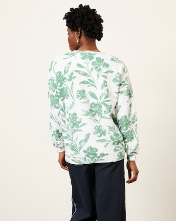 FatFace Botanical Print Crew Sweat