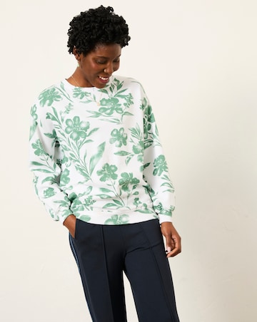 FatFace Botanical Print Crew Sweat