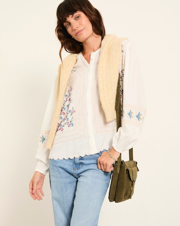 FatFace Betsy Embroidered Blouse
